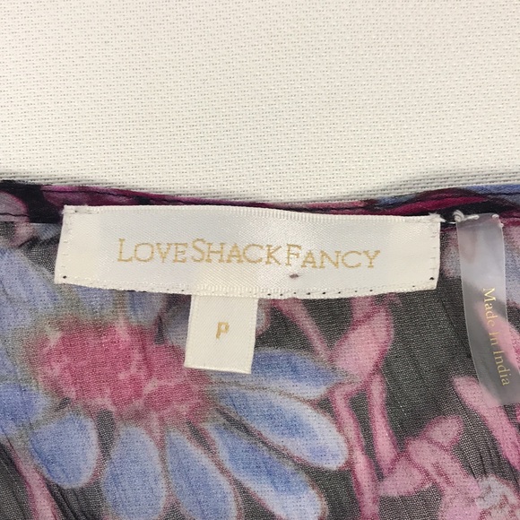 LOVESHACKFANCY Carrillo Floral-printed Georgette Dress - Picture 12 of 16